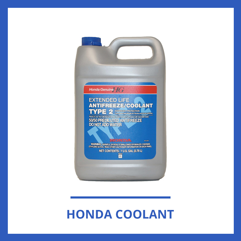 Honda coolant type